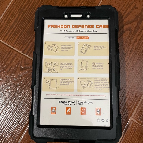 Fashion Defense iPad Mini Case Screen Protector 6th Generation 8.3 inch 2021 - Picture 2 of 8